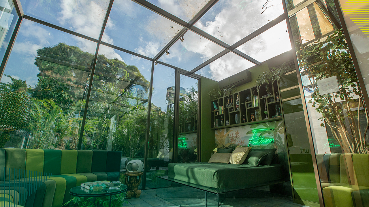 O vidro como conexão entre espaços internos e externos